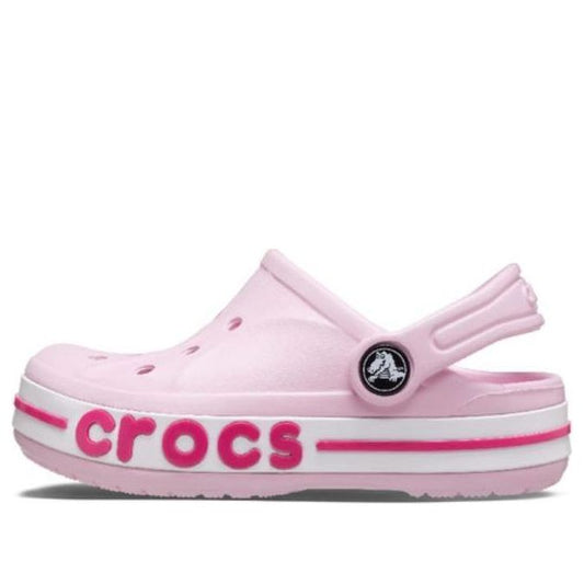 (GS) Crocs Bayaband Clog 'Pink White' 207019-6TG