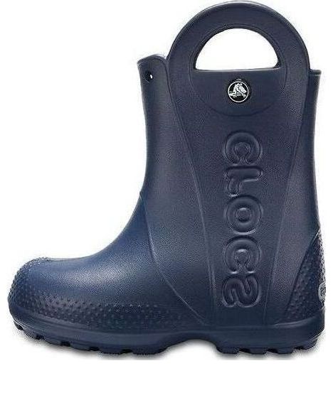 (GS) Crocs Handle It Rain Boots 'Navy' 12803-410